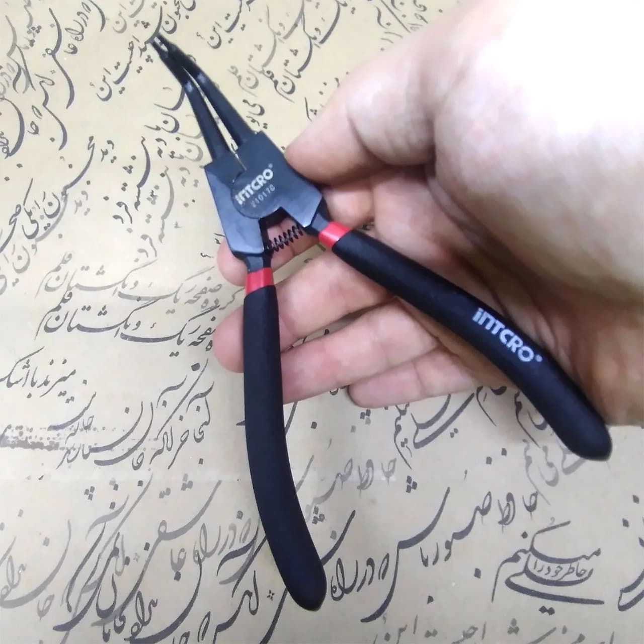 انبر خار باز کن سرکج اینتکرو مدل pliers سایز 7 میلی متر — تصویر ۲