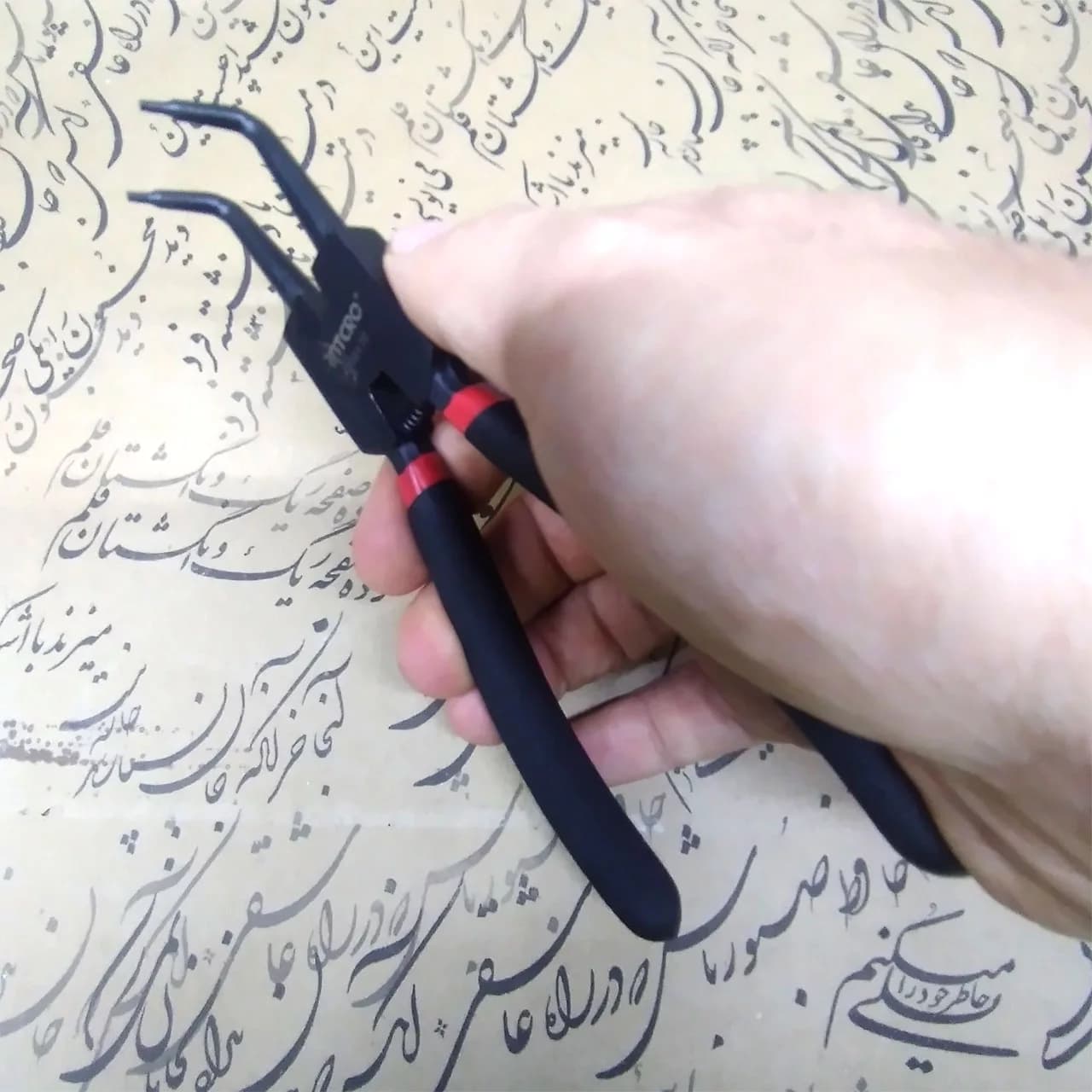 انبر خار باز کن سرکج اینتکرو مدل pliers سایز 7 میلی متر — تصویر ۳