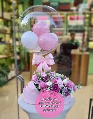 باکس گل مناسب تولد بچه