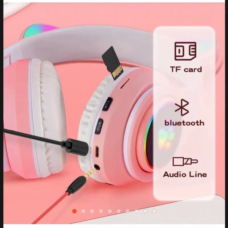 هدست بلوتوثی B39 Cat Ear — تصویر ۱۲
