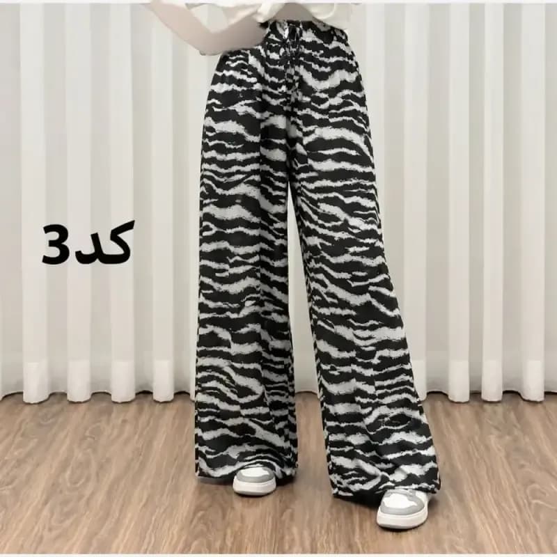 شلوار راحتی نخی پارچه خارجی فری سایز مناسب تا سایز 50 — تصویر ۵