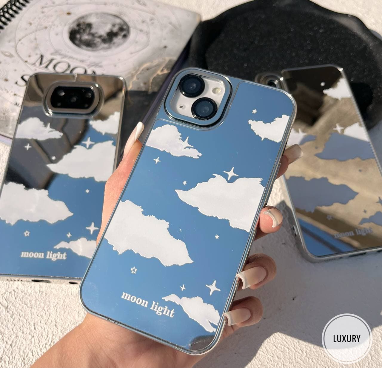 قاب Moon light آیینه ای (آیفون سامسونگ شیائومی) — تصویر ۴