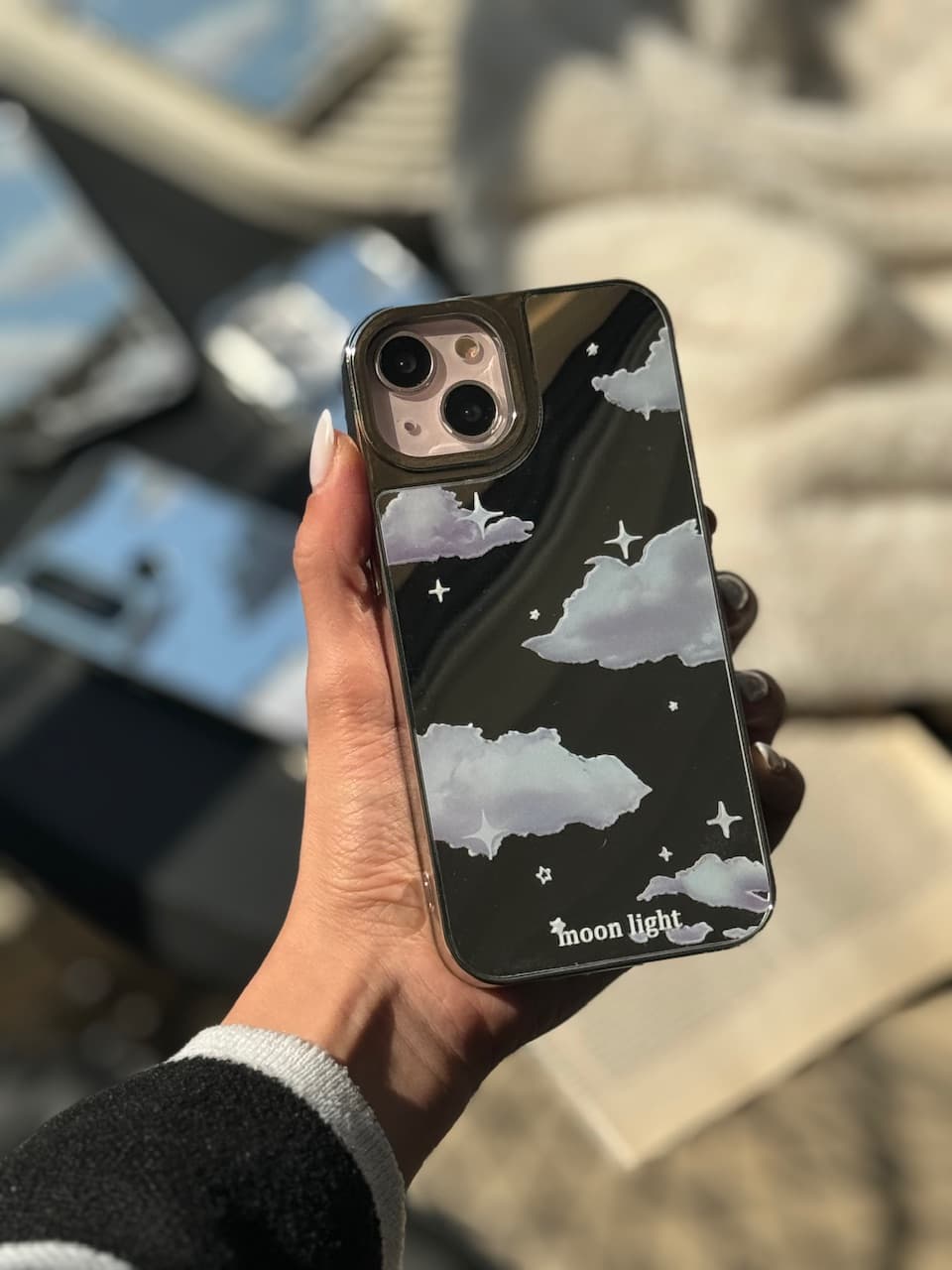 قاب Moon light آیینه ای (آیفون سامسونگ شیائومی) — تصویر ۵