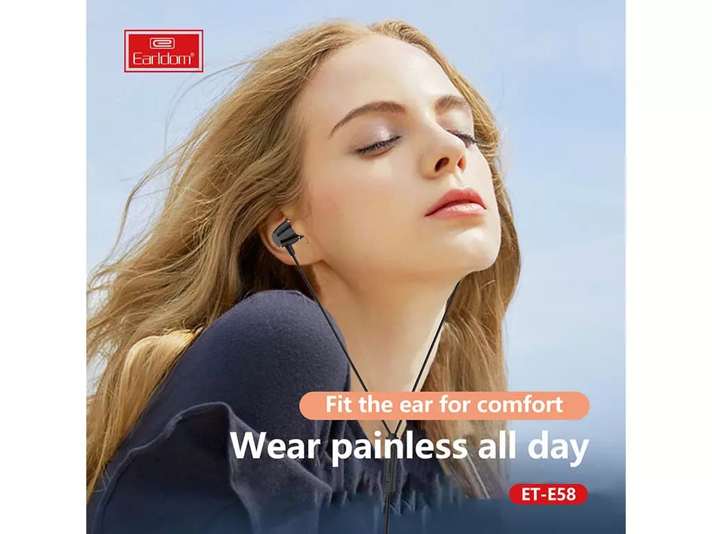 هندزفری با سیم ارلدام Earldom ET-E58 3.5mm headphone — تصویر ۶