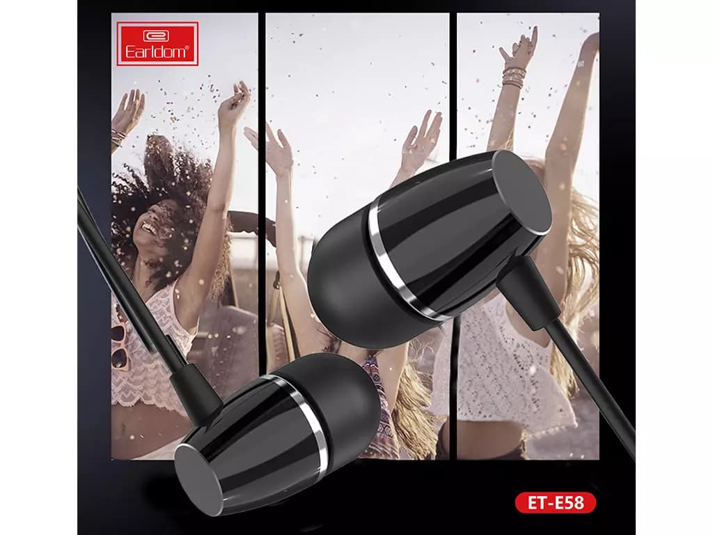 هندزفری با سیم ارلدام Earldom ET-E58 3.5mm headphone — تصویر ۵