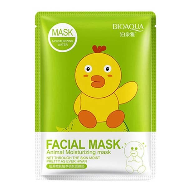 ماسک صورت ورقه‌ای انار بیوآکوا (طرح جوجه)