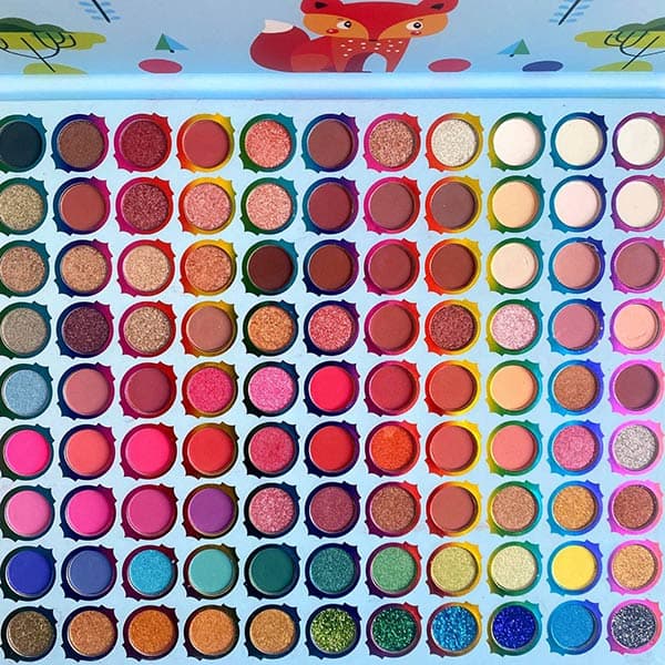 پالت سایه 99 رنگ Yaduo Beauty طرح روباه — تصویر ۷