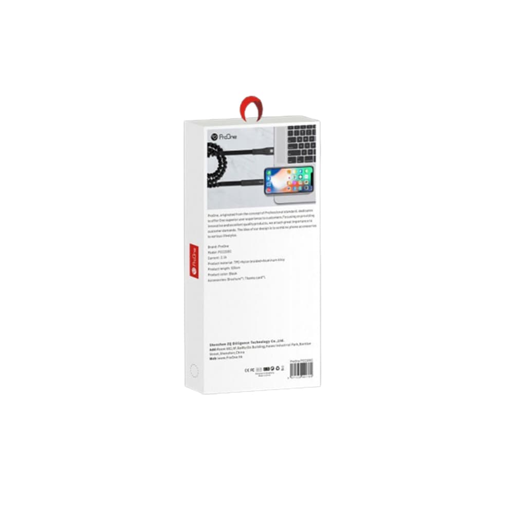 کابل تبدیل USB به USB-C پرووان مدل PCC220C طول 1.2 متر — تصویر ۲