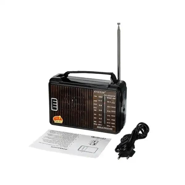 رادیو گولون GOLON مدل RX-608ACW | رادیو موج FM، AM و SW با آنتن تلسکوپی — تصویر ۳