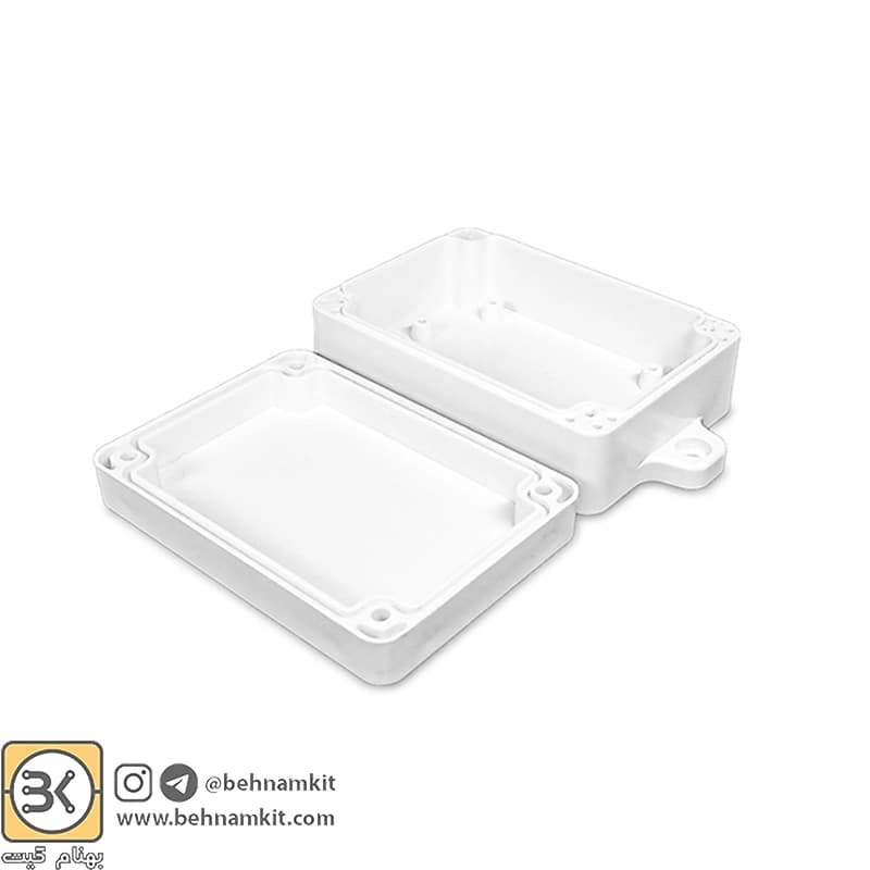 جعبه ضد آب سفید s: 8.5 × 6.1 x 3.3 Cm — تصویر ۲