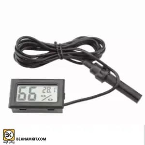 ترمومتر ، دما سنج / LCD / با سیم رابط / Thermometer -50~110 — تصویر ۲