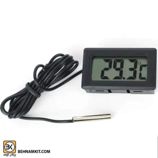 ترمومتر ، دما سنج / LCD / با سیم رابط / Thermometer -50~110
