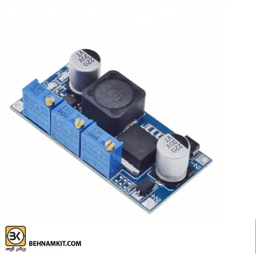 ماژول مبدل DC-DC کاهنده ولتاژ LM2596 با امکان کنترل جریان خروجی 3 آمپر