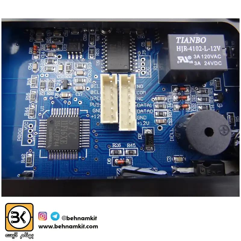 دستگاه اکسس کنترل RFID 13.56MHZ مدل RFID-T11 — تصویر ۲