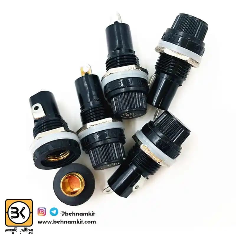 جافیوز پیچی کوچک FUSE HOLDER 5×20 — تصویر ۳