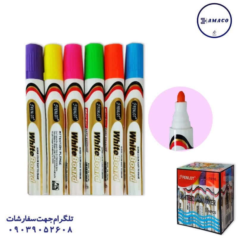 فنلوت – ماژیک وایت برد رنگی 7016