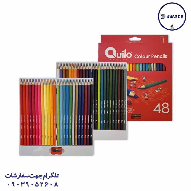 کویلو – مداد رنگی 48 مقوا تراش دار 634160