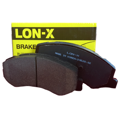 لنت ترمز جلو Lon-X پژو 206 (تیپ2-مدل 96 به بالا)