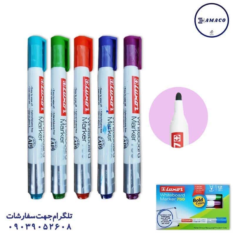 لاکسر – ماژیک وایت برد رنگی سر گرد