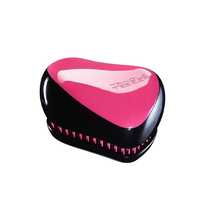 برس مو تنگل تیزر مدل کامپکت اسلایدر رنگ Black Pink — تصویر ۲