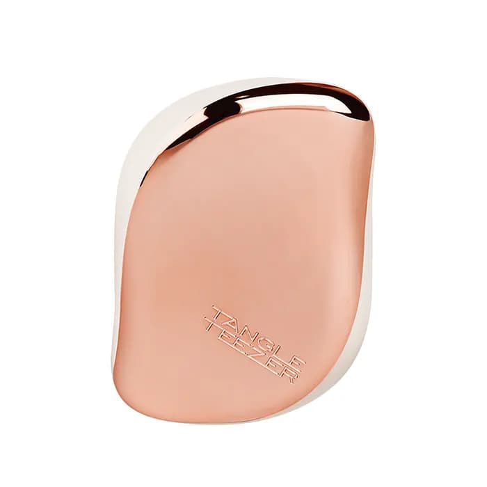 برس مو تنگل تیزر مدل کامپکت اسلایدر رنگ Ivory Rose Gold