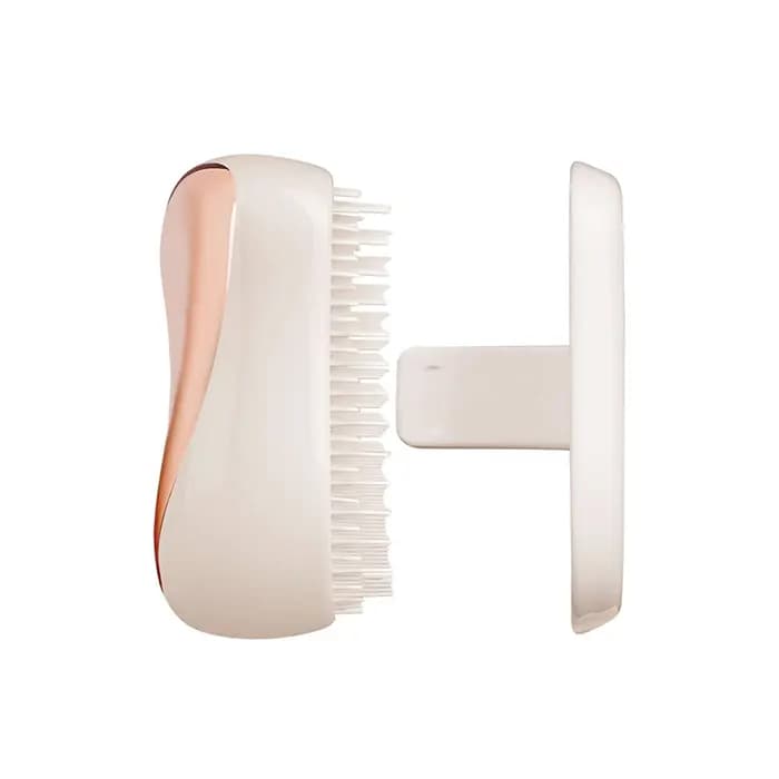 برس مو تنگل تیزر مدل کامپکت اسلایدر رنگ Ivory Rose Gold — تصویر ۲