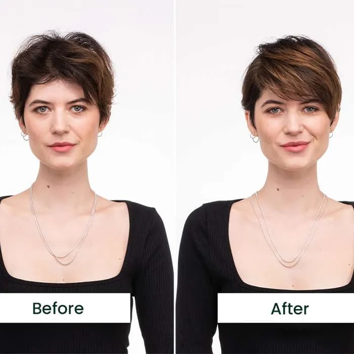 برس مو تنگل تیزر مدل کامپکت اسلایدر رنگ Ivory Rose Gold — تصویر ۵