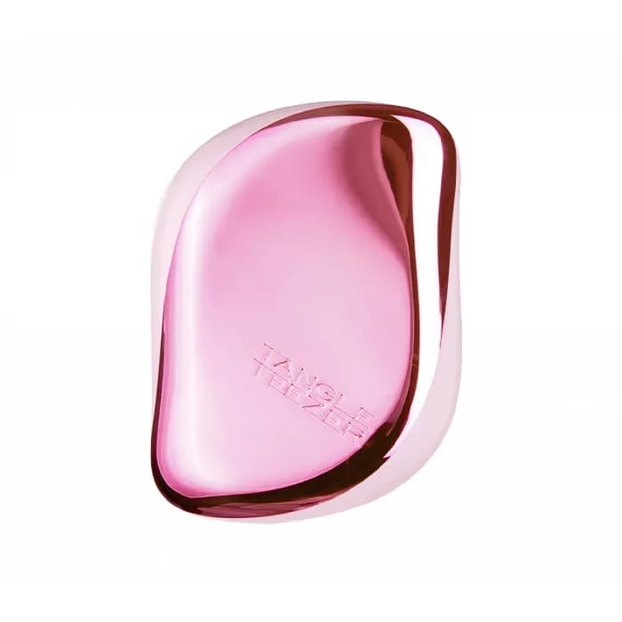 برس مو تنگل تیزر مدل کامپکت اسلایدر رنگ Baby Pink Chrome