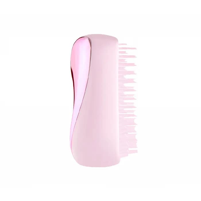برس مو تنگل تیزر مدل کامپکت اسلایدر رنگ Baby Pink Chrome — تصویر ۴