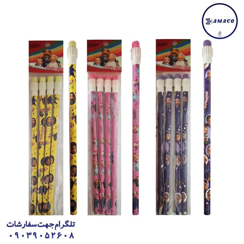 شکرستان – مداد مشکی 4 عددی کد 309-354