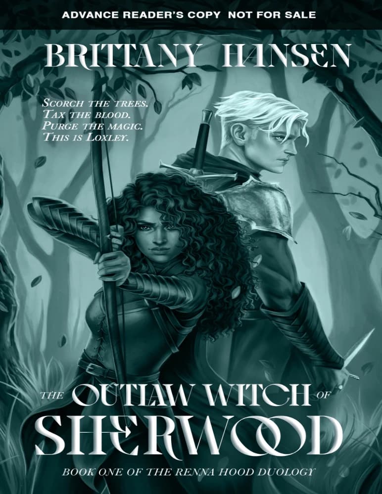 کتاب The Outlaw Witch of Sherwood (جادوگر یاغی شروود) نسخه انگلیسی PDF | بریتانی هانسن