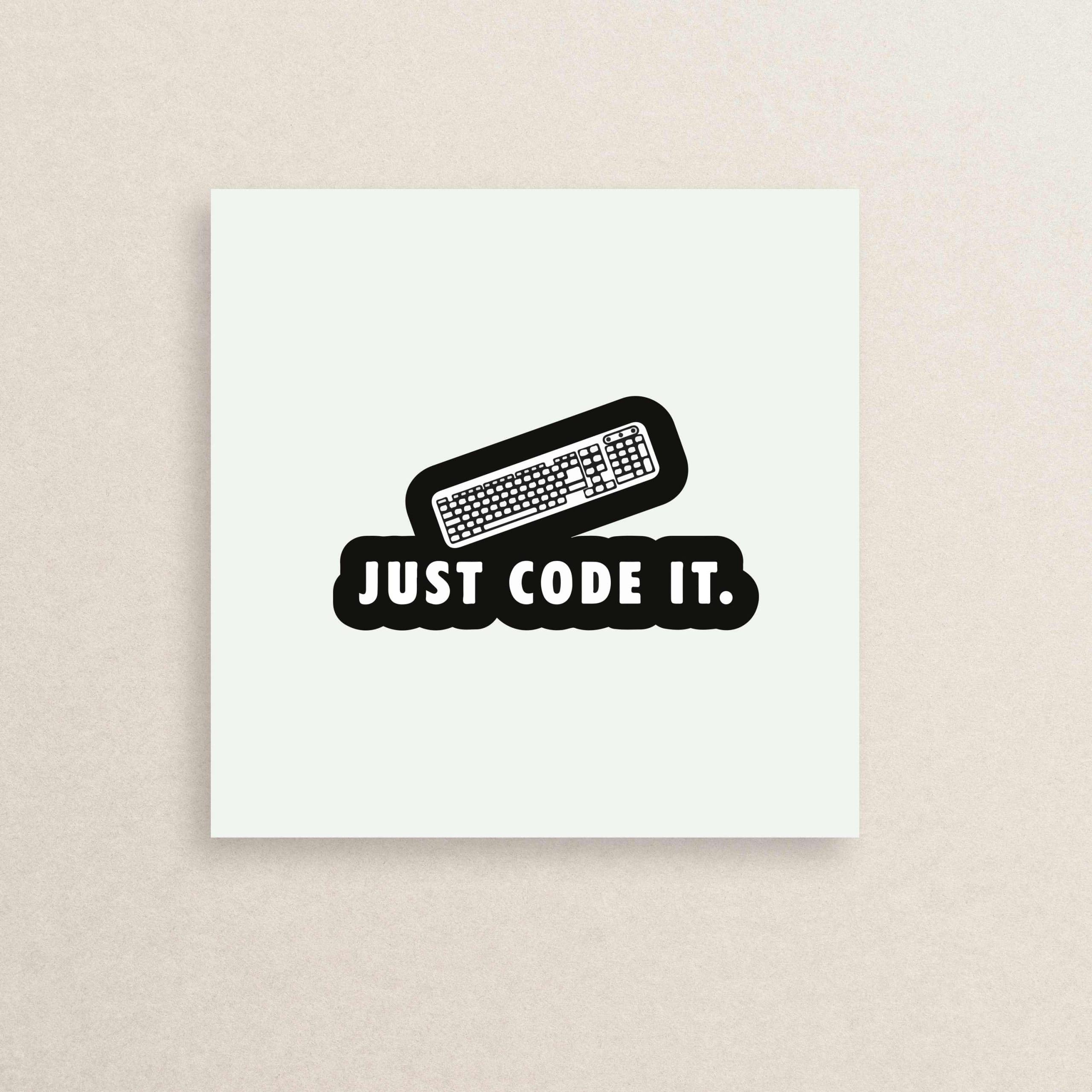 استیکر فقط کد بزن 02 |Just Code It sticker 02