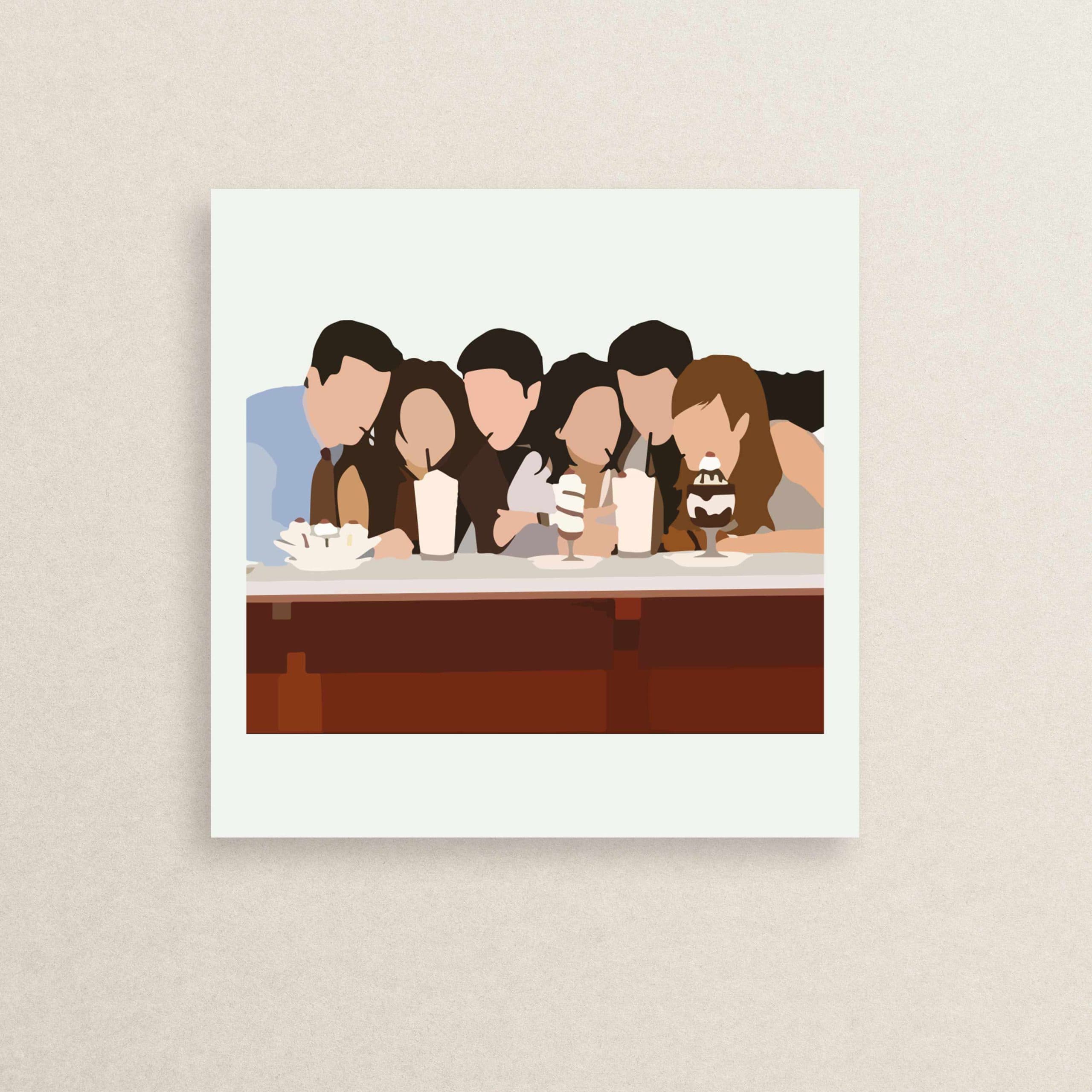 استیکر سریال فرندز 04 | Friends sticker 04