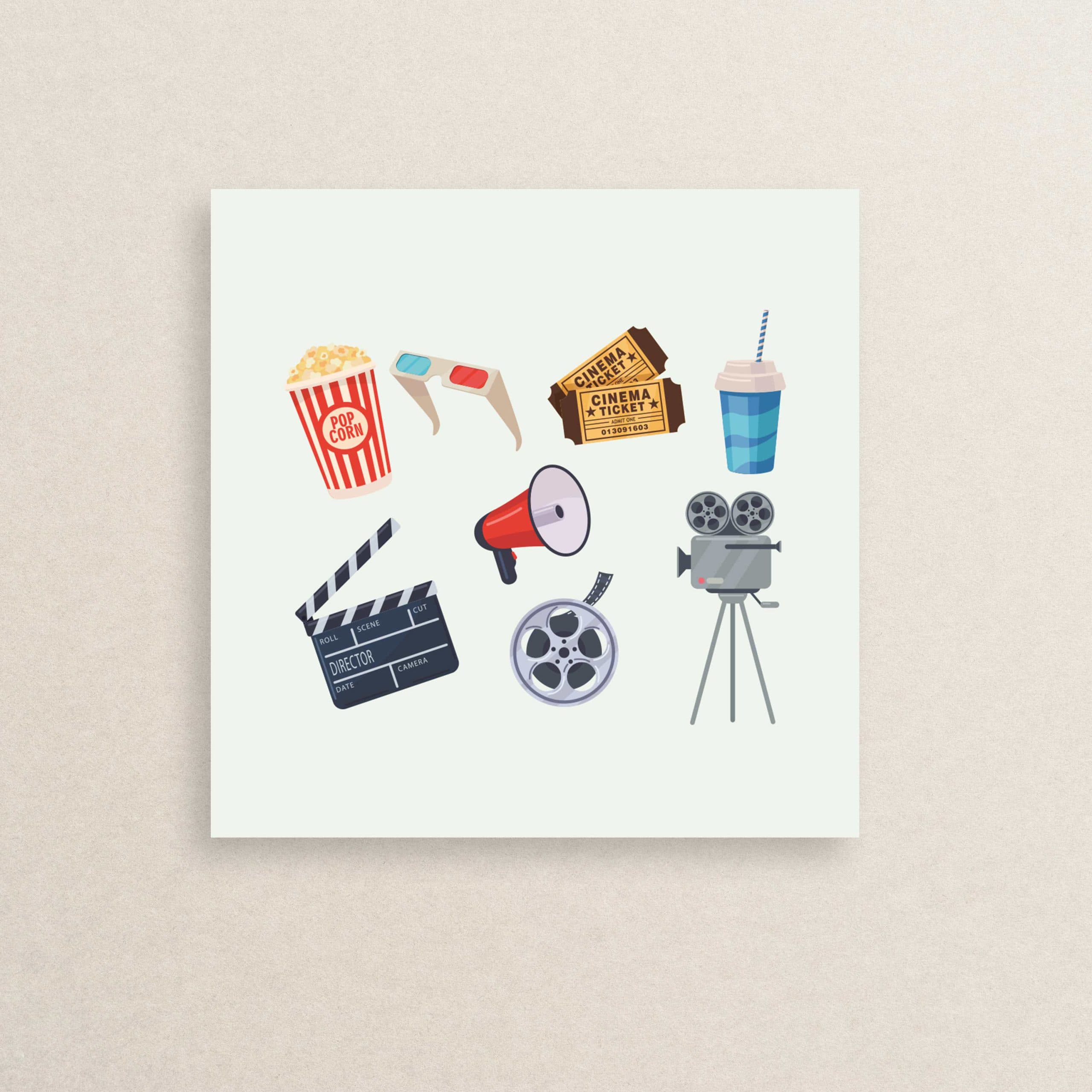 پک استیکر 8 تایی فیلم و سریال 01 | Movie Sticker pack 01