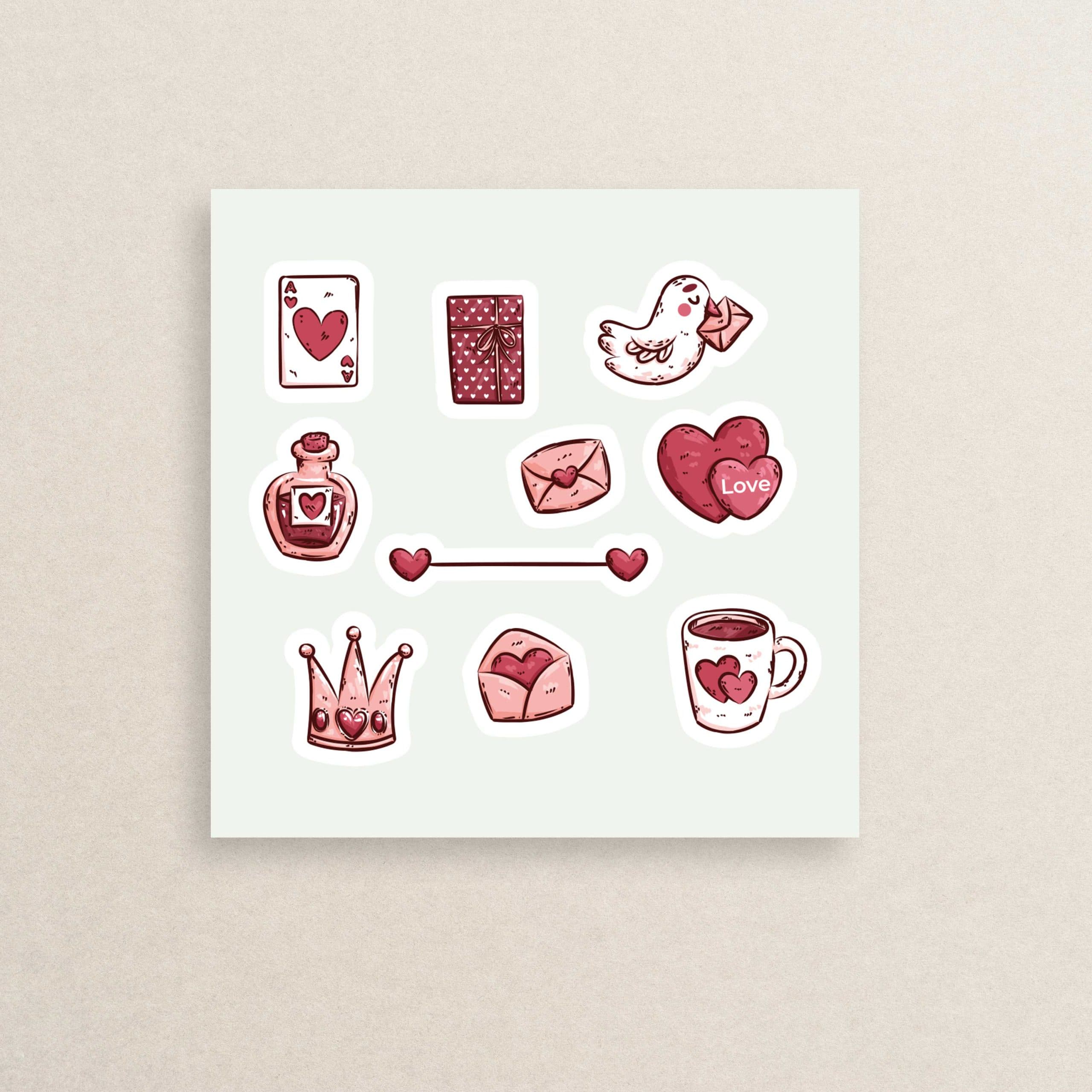 پک استیکر عاشقانه 07 | Love Sticker pack 07