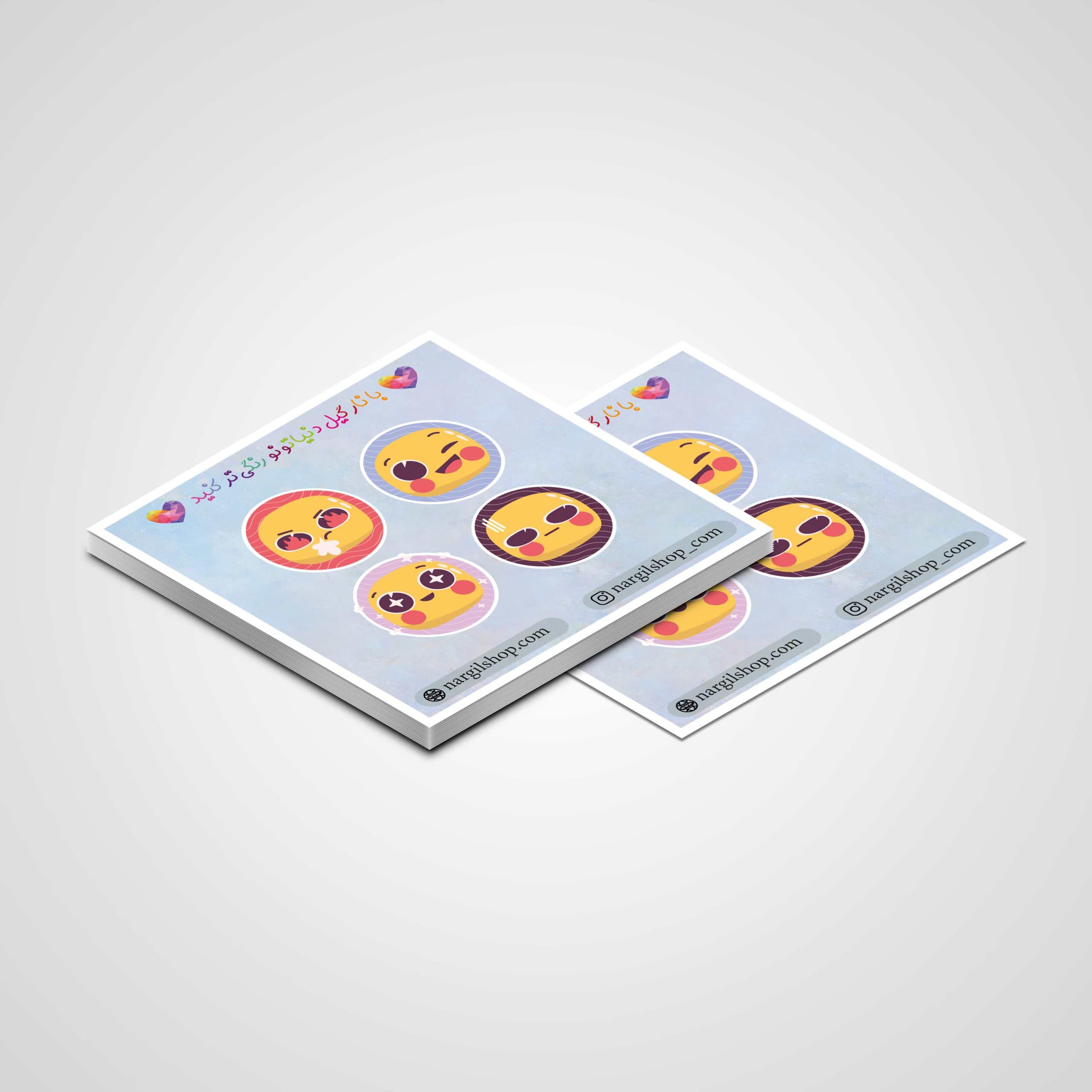 میکرو استیکر ایموجی 01 | Emoji sticker 01 — تصویر ۲