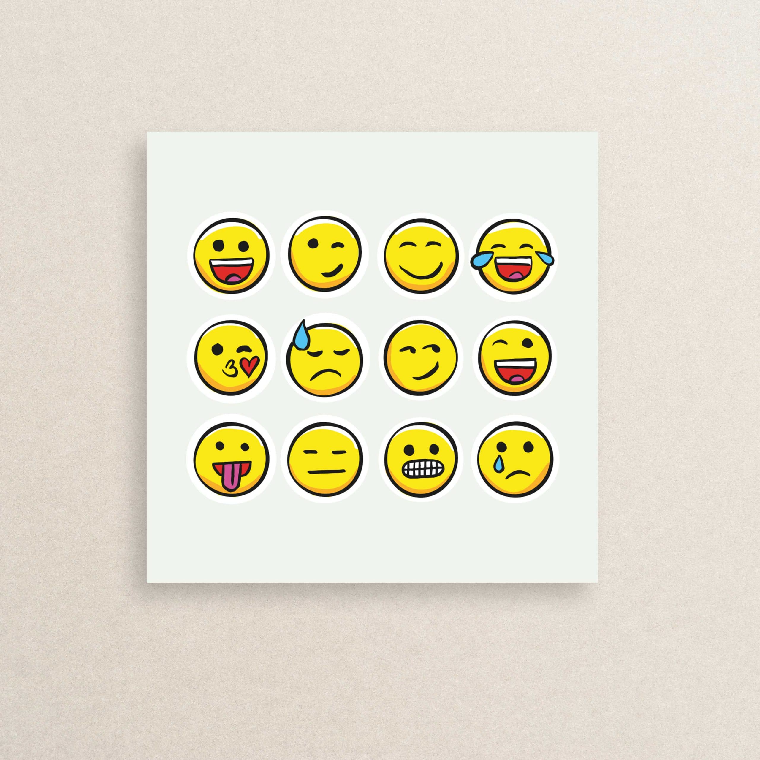 پک استیکر 12تایی ایموجی 13 | Emoji Sticker pack 13