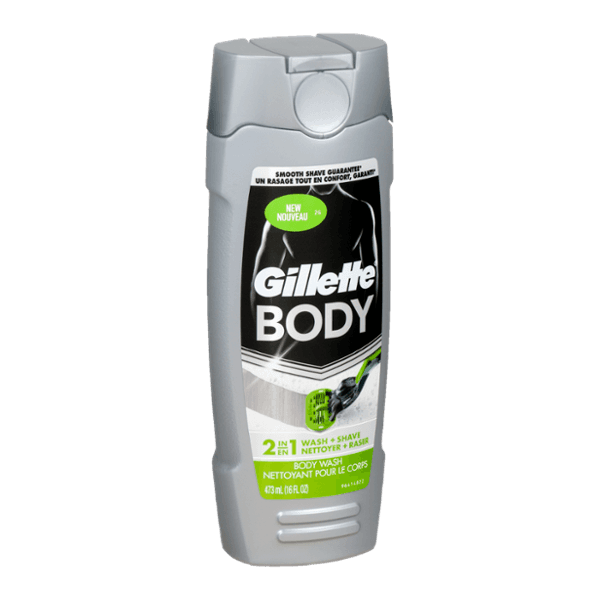 شامپو بدن و خمیر ریش ژیلت Gillette Body Wash حجم ۴۷۳ میلی لیتر