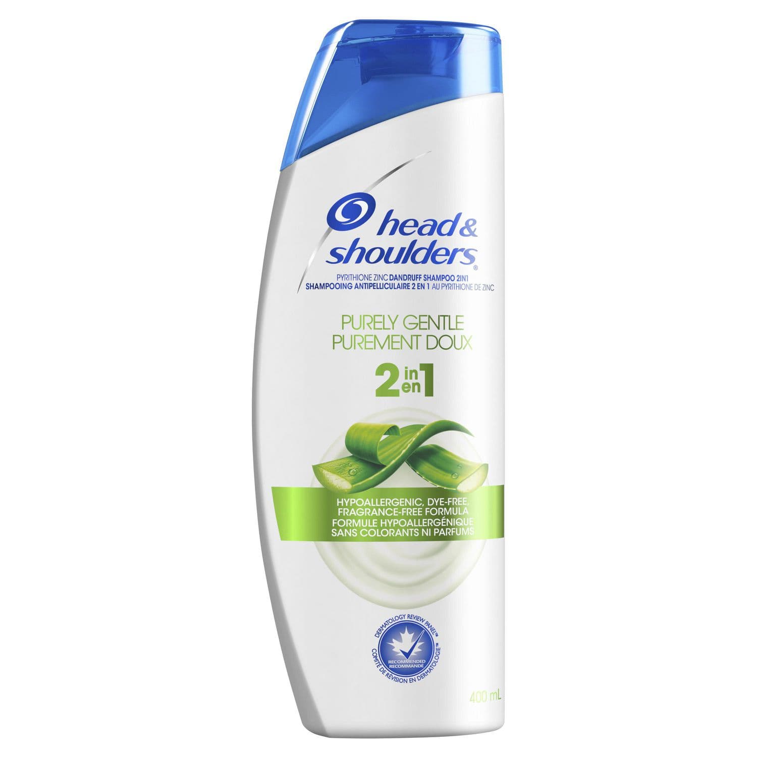 شامپو و نرم کننده هد اند شولدرز کاملا ارگانیک head & shoulders purely gentle حجم ۷۰۰ میلی لیتر