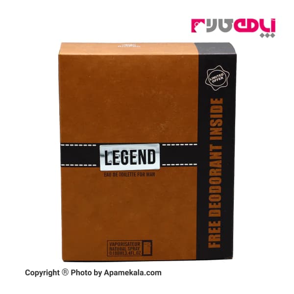 ست اسپری و ادو تویلت مردانه اماراتی مدل LEGEND — تصویر ۲