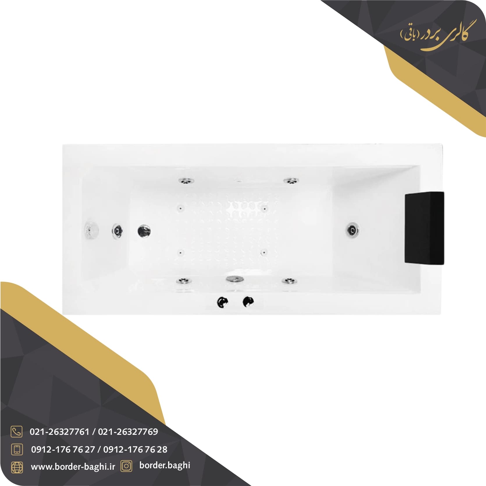 جکوزی ریتون مدل ونوس سایز ۱۶۰*۷۰*۶۰ — تصویر ۲