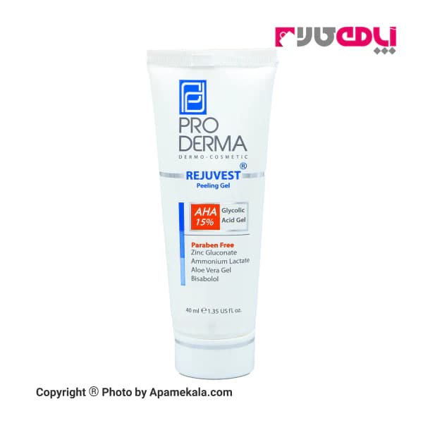 ژل لایه بردار پوست پرودرما مدل Rejuvest Peeling Gel (AHA 15%)