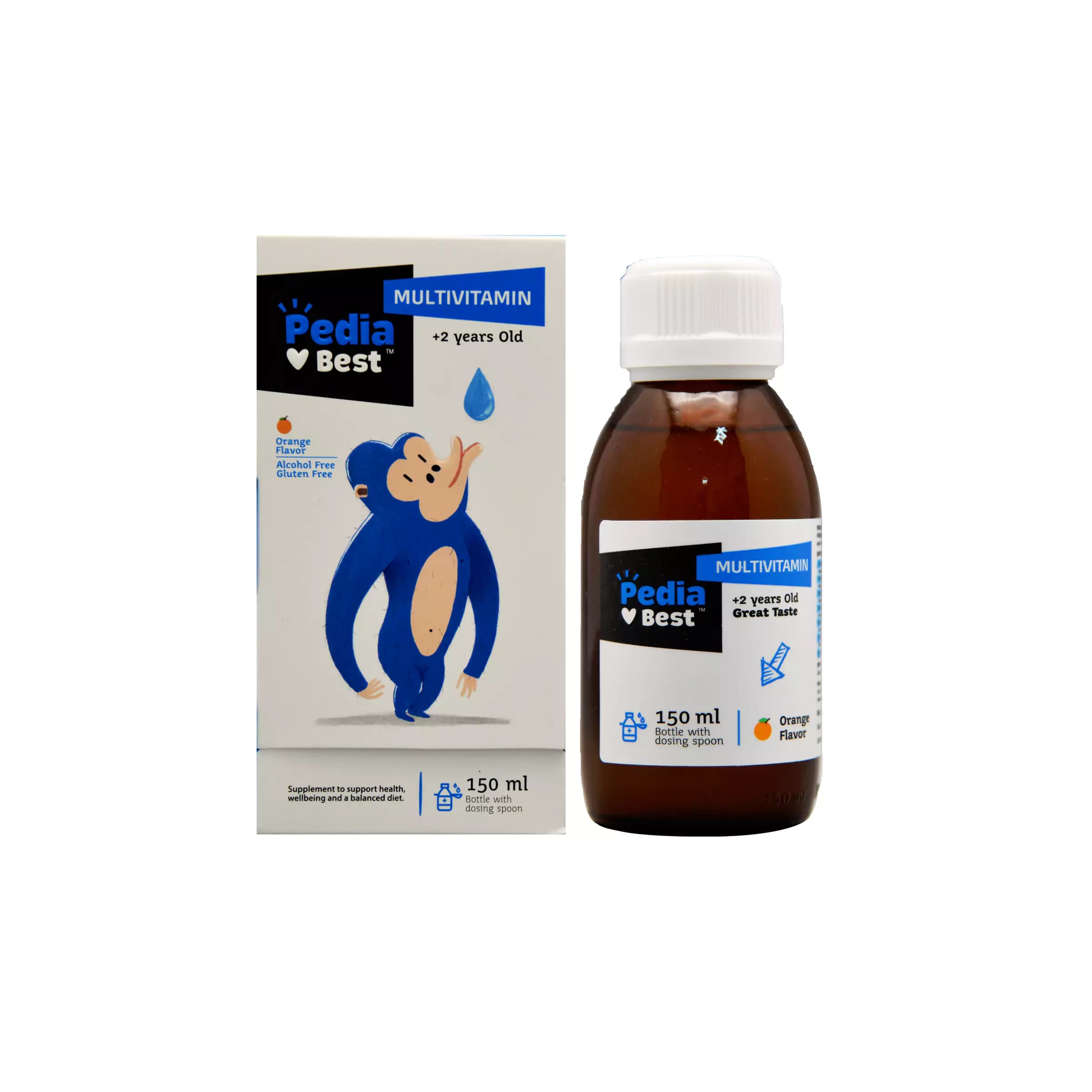 شربت مولتی ویتامین پدیابست 150 میلی لیتر Pedia Best Multivitamin Syrup 150 ml — تصویر ۲