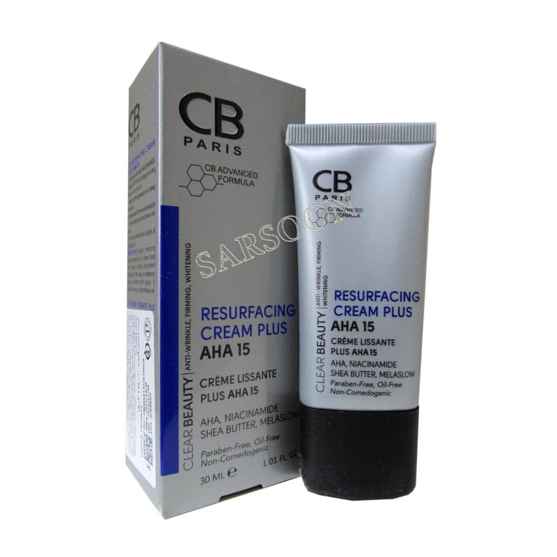 کرم لایه بردار AHA 15 درصد سی بی پاریس CB Paris Resurfacing Cream Plus AHA 15 Percent — تصویر ۲