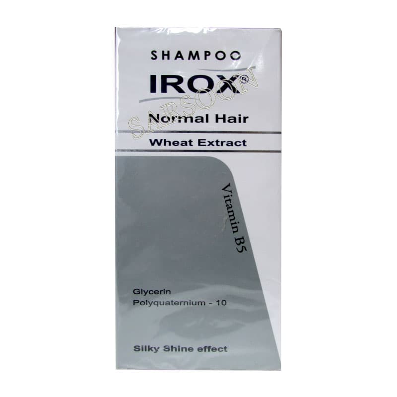 شامپو سبوس گندم ایروکس مناسب موهای معمولی Irox Wheat Exteract Shampoo