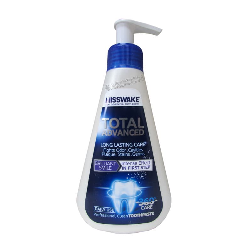 خمیر دندان پمپی توتال میسویک 185 میل MissWake total advanced
