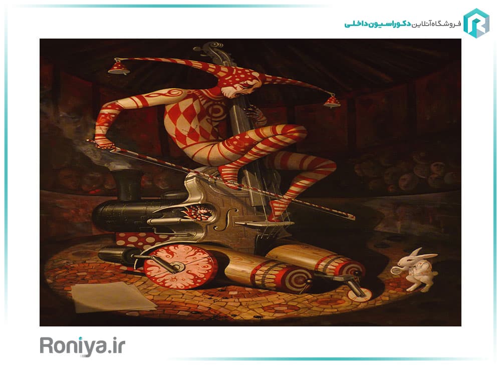 پوستر دیواری سه بعدی هنری جوکر کد RT-010