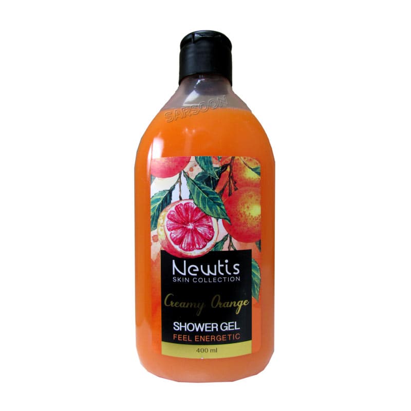 شامپو بدن کرمی اورنج نیوتیس 400 میلی لیتر Newtis Creamy Orange Shower Gel