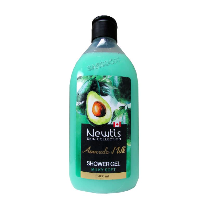 شامپو بدن کرمی آووکادو نیوتیس 400 میلی لیتر Newtis Shower Gel With Avocado Milk