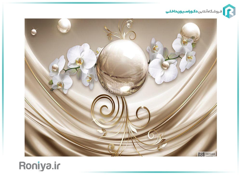 پوستر سه بعدی گل ارکیده 3DF-339 — تصویر ۶